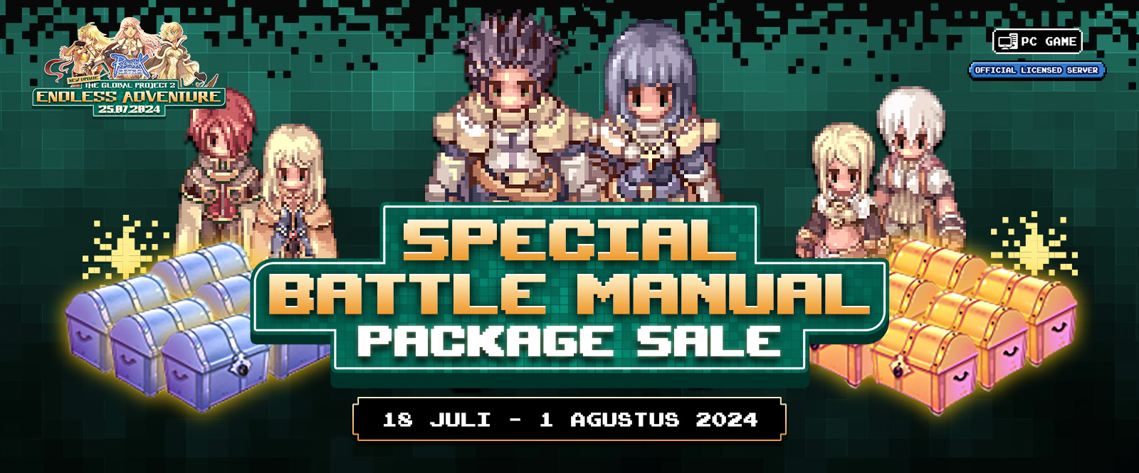 Ragnarok Retro Limited Battle Manual Package Sales July 2024
